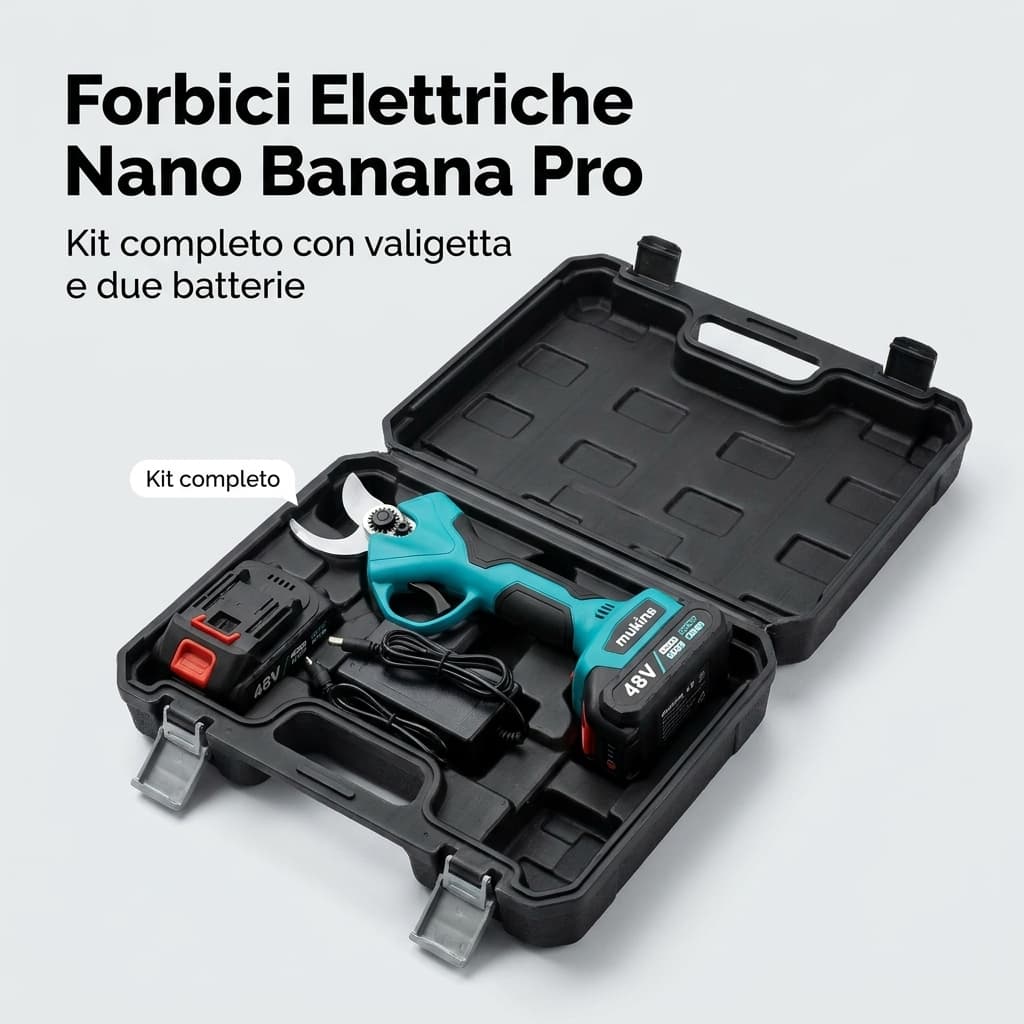Forbici da Potatura Elettriche Nano Banana Pro - foto 1