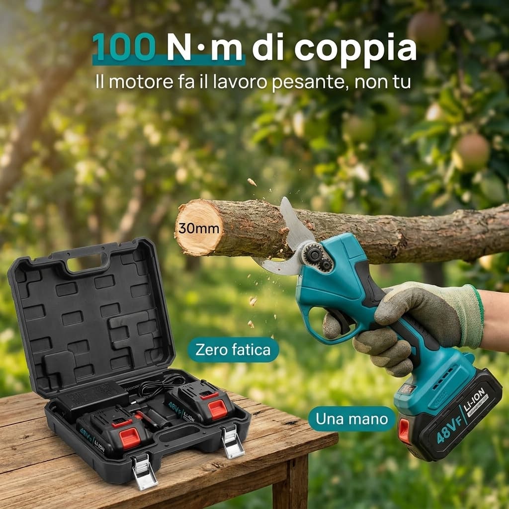Forbici da Potatura Elettriche Nano Banana Pro - foto 2