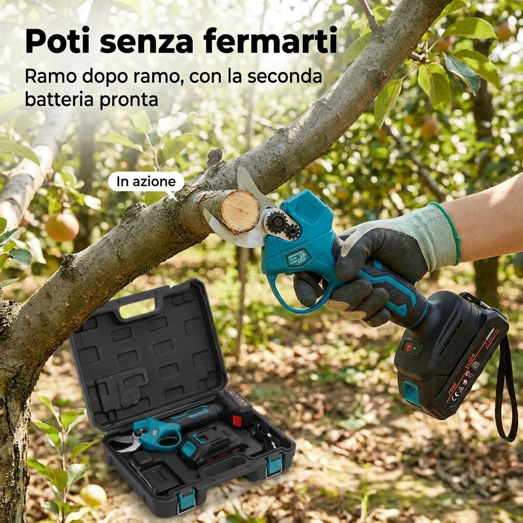 Forbici da Potatura Elettriche Nano Banana Pro - foto 3
